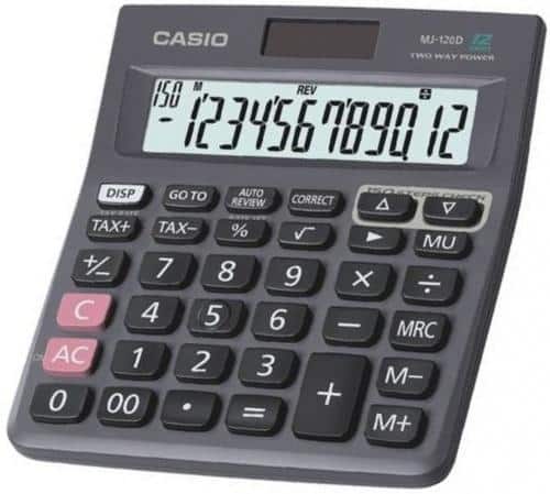 Casio MJ-120D Desktop Calculator